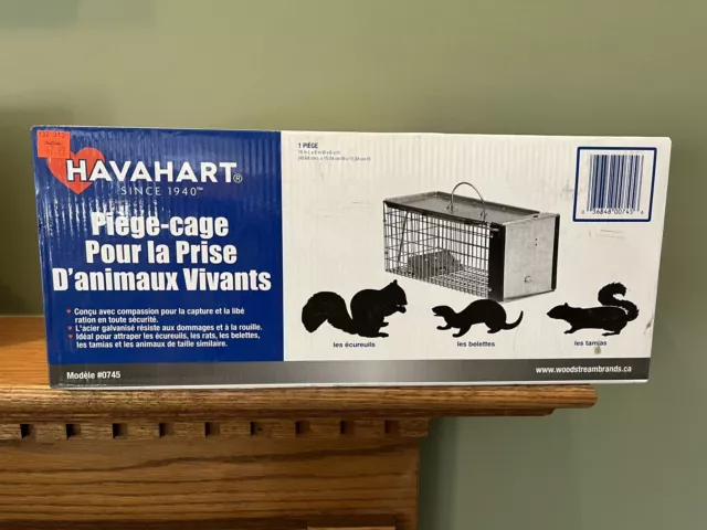 NEW HAVAHART Live Animal Trap 16" Wire Cage CHIPMUNKS Squirrel Moles Rat #0745
