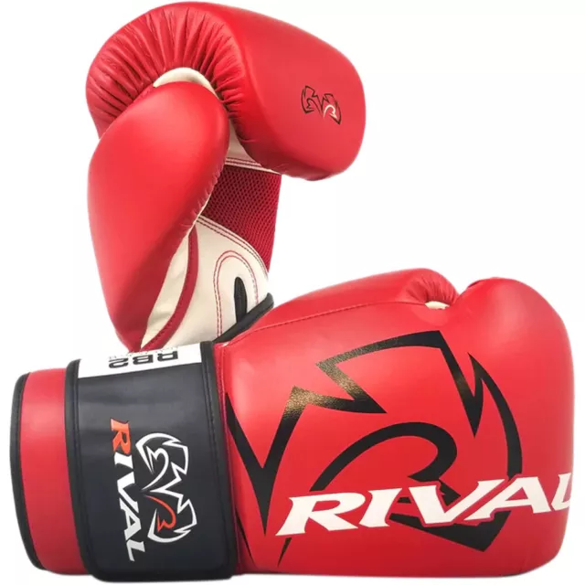 Rival RB2 Super 2.0 Red Boxing Bag Gloves