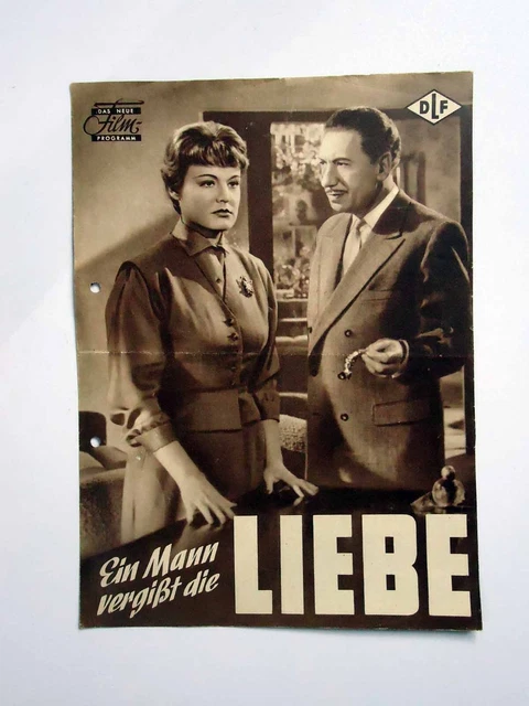 EIn Mann vergißt die Liebe - Das neue Film-Programm - DNF gelocht