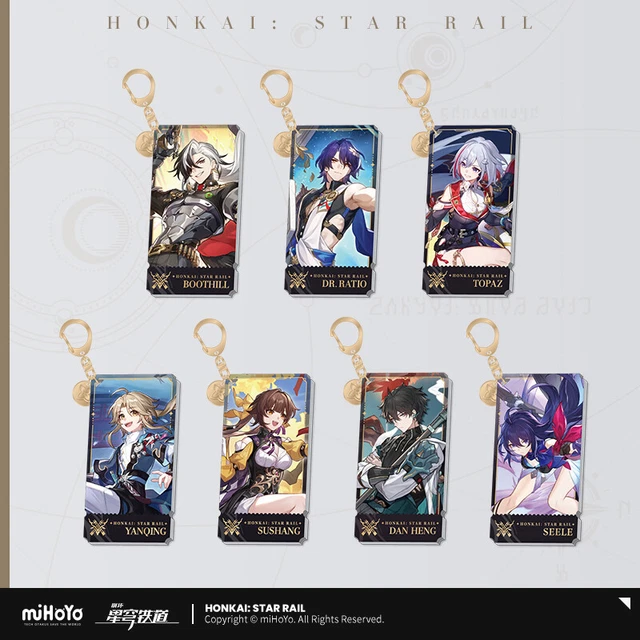MIHOYO HONKAI: STAR Rail Keychain Boothill The Hunt Acryl Keyring