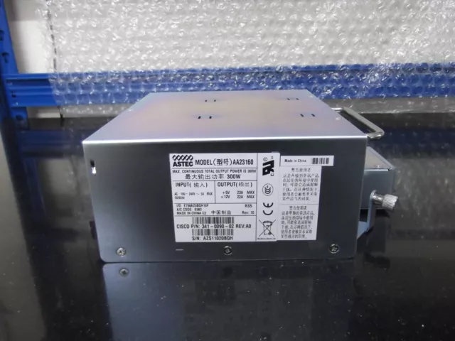 2 x Astec Cisco 3845 PSU P/N 341-0090-02 AA23160 300 W Netzteil 2