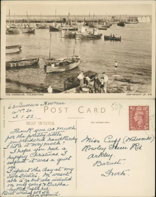 Folkestone Harbour LP 518 Lansdowne 1952