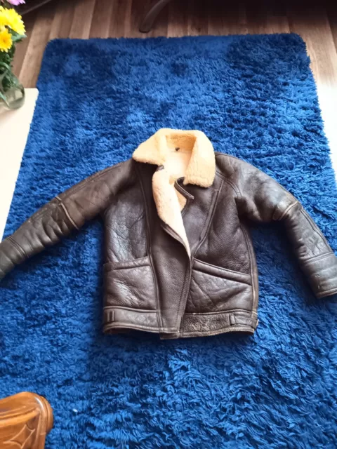 sheepskin flying jacket used Size 10