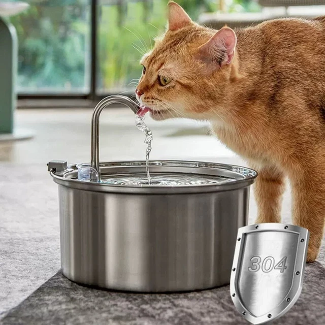 Cat Water Fountain Automatic Drinker Pet Water Dispenser Drinking Fountain