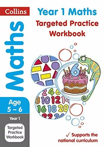 Year 1 Maths Targeted Practice Workbook: Key Stage 1 (Collins KS1 Practice) By