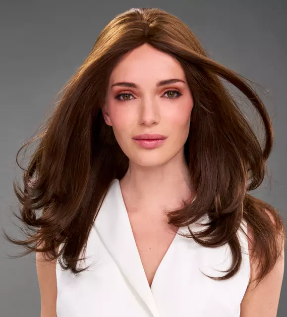 LAYLA by JON RENAU 100% Remy Human Hair Wig ANY COLOR French Drawn MonoTop +Lace