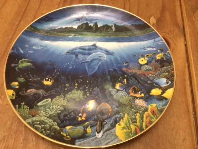 Danbury Mint Underwater Paradise By Robert Nelson A Discovery Off Anahola