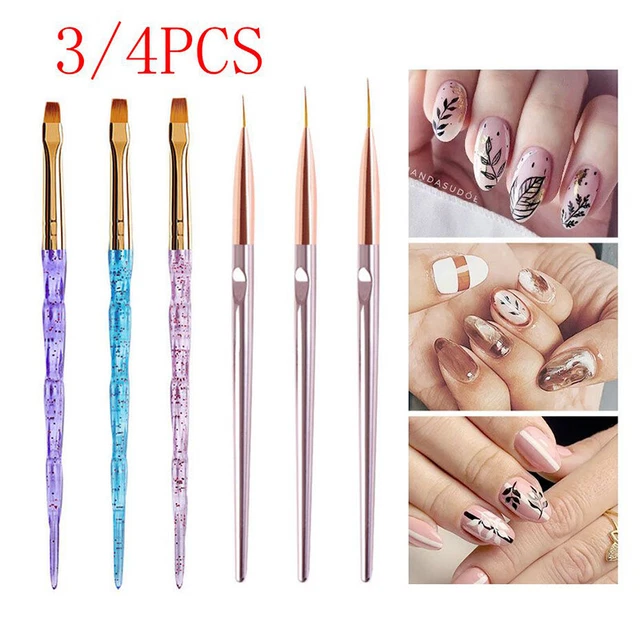 Nagel Linie Pinsel Gitter Streifen Zeichnung Nagel Punkt Stift Schnitzen Uv ┛