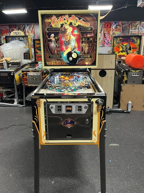 1981 Bally Eight Ball Deluxe Pinball Machine Restored A Beauty