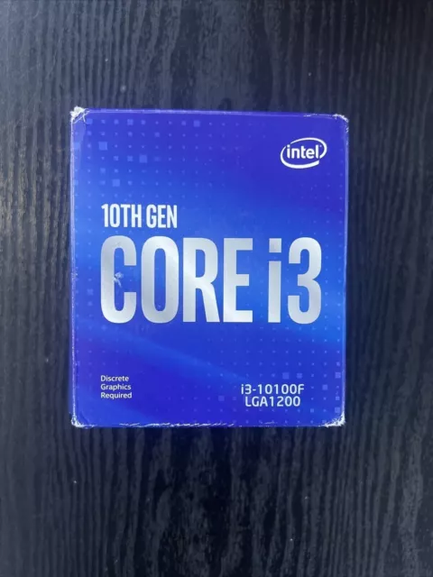 10th Gen Intel Core i3-10100F LGA 1200 CPU Processor 4-Core Comet Lake  3.6GHz