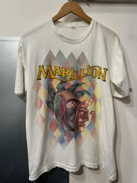 Very Rare Marillion Market Square Heroes Vintage T-Shirt Size M Fish