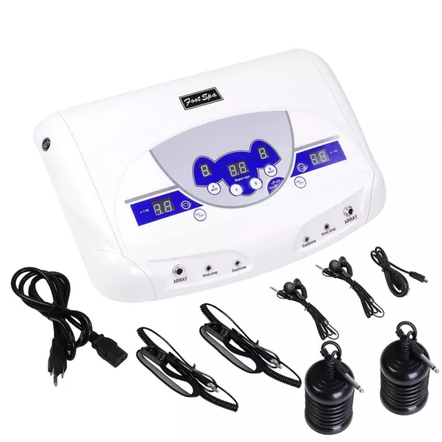 Dispositivo masajeador de spa LCD LCD reproductor de música mp3 LCD con doble célula iónica