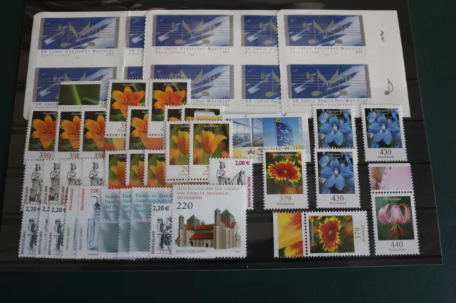 K-7,  Deutschland gültige postfrische Briefmarken Frankaturwert 120,- €