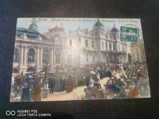 CPA - MONACO - Monte-Carlo - Le Casino et les Terasses.