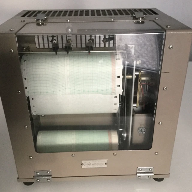 Bureau Technique Wintgens Präzisions Thermo-Hygrograph Trommelschreiber Bureau Technique Wintgens Präzisions Thermo-Hygrograph Trommelschreiber