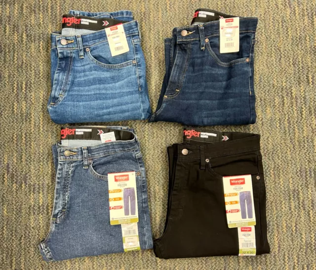 MENS WRANGLER FLEX Fit Regular 85498LB Blue Jeans 44 X 30 NWT NEW $ -  PicClick