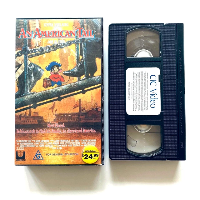 AN AMERICAN TALE: Steven Spielberg VHS TAPE (PAL, 1986) 🎬 $18.92 ...