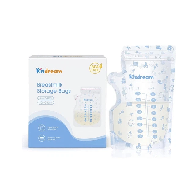 Kisdream Breastmilk Storage bags 100 count New In Box