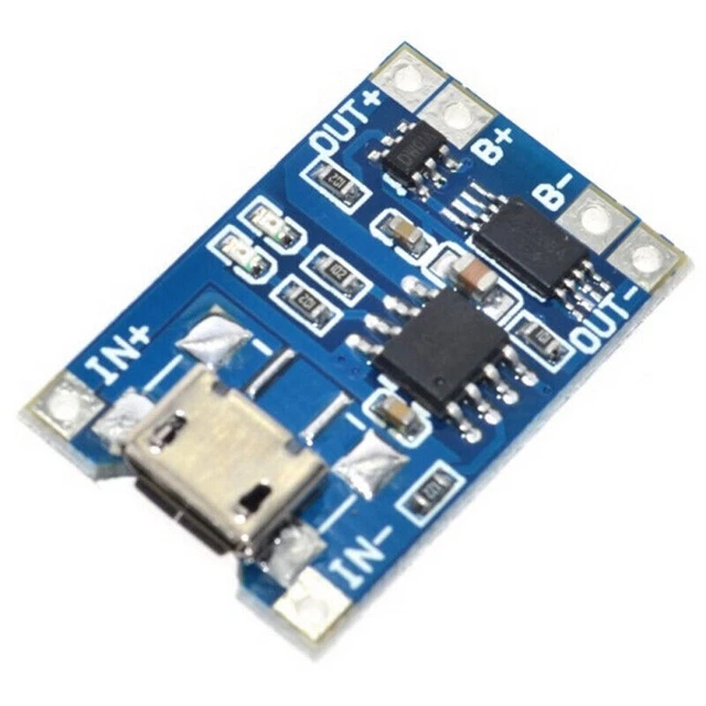 TP4056 5V Mini USB 1A Lithium Battery Charging Board w/ D3U0 Charger Module