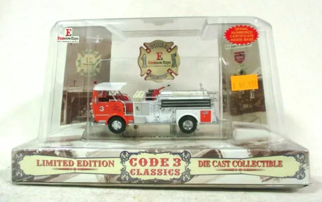 Code 3 Collectibles Classics 12228 Firehouse Expo 2000 Die-Cast Fire Engine