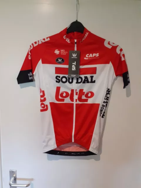 Original Vermarc Lotto Soudal 2022 Trikot kurz arm aero SPL (grosse M)