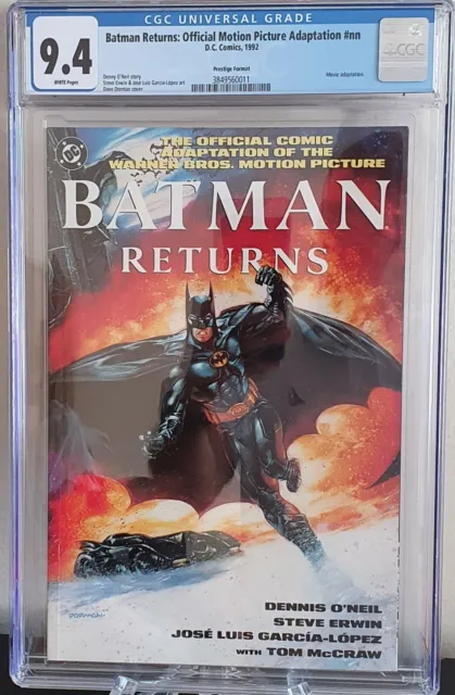 Batman Returns: Official Motion Picture Adaptation #nn DC Comics 1992 9.4 CGC
