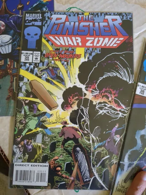 The Punisher: War Zone #34, 36  Vol. 1 (1992-1995) Marvel Comics, High Grade 3