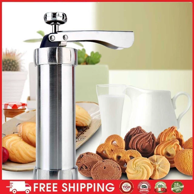 Juego de prensa de galletas multipropósito de fácil limpieza máquina prensadora de galletas para hornear cocina