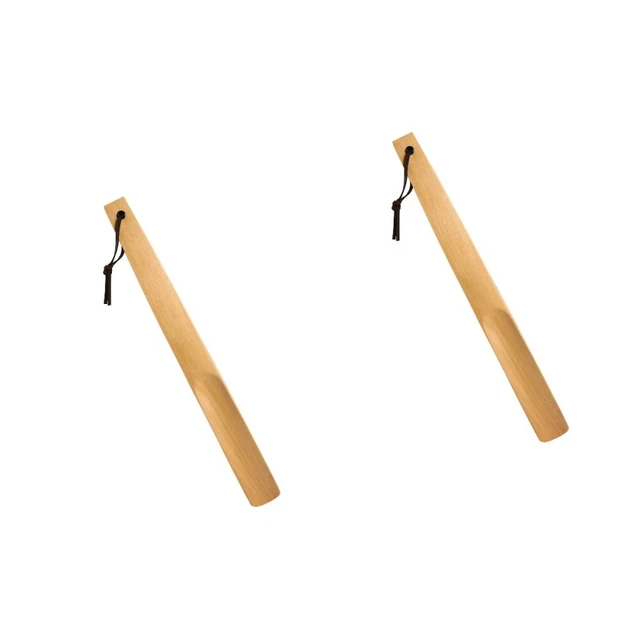 2 pz stick aiuto scarpe calzolaio lungo in legno strumento