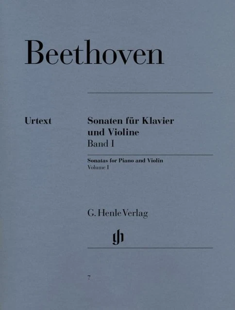 Sonaten für Klavier und Violine, Band I Ludwig van Beethoven