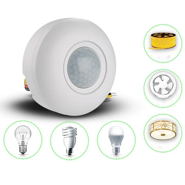 1PCS Ceiling Sensor PIR Occupancy Motion Sensor Motion Sensor Light Switch