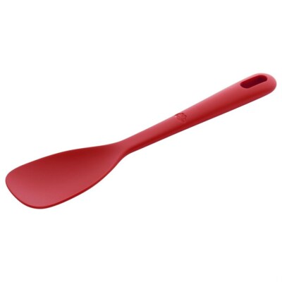 STAUB 40503-107 Cucchiaio da Portata in Legno di Acacia Silicone 31 cm Colore: Nero 