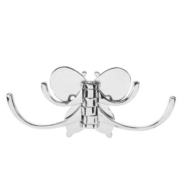 Hook Rotating Wall Coat Hooks Heavy Mount Rack Metal Clothes Hanger Clothing