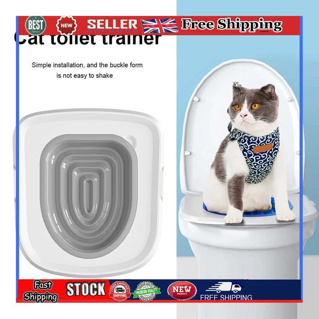 Addestratore WC universale per gatti con clip plastica WC addestratore WC accessori per animali domestici