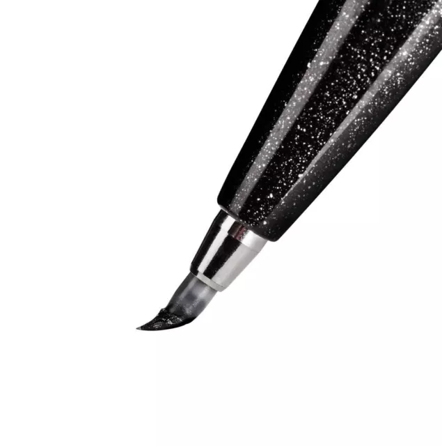 Pentel SES15C-A fiber pen with flexible brush-like tip black