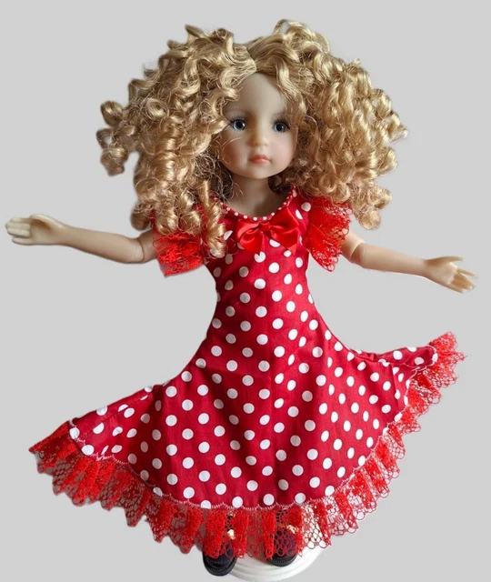 Vêtements Pour Poupée L-BU - Ensemble Mignon Thème Forêt - Pour Poupées 10 Cm Ou 17 Cm - Coton Haute Qualité