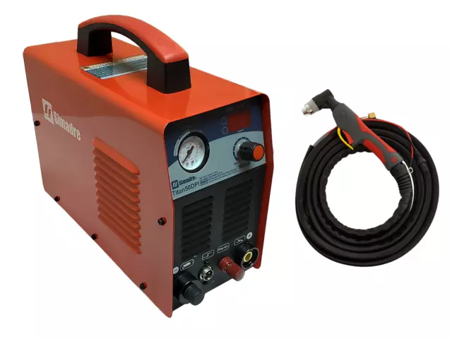 Simadre 50DP Pilot Arc Plasma Cutter Non-Touch Dual Voltage 110V/220V 50A