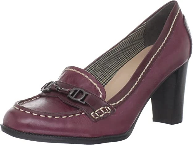 Etienne Aigner Women's Julian Pump Cabernet Sauvignon Wine Raspberry Size 8.5