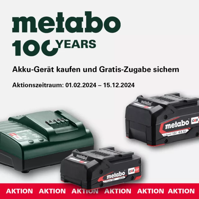 Metabo Akku-Winkelschleifer CC 18 LTX BL Ohne Akku im Karton + Zubehör 600349850 2