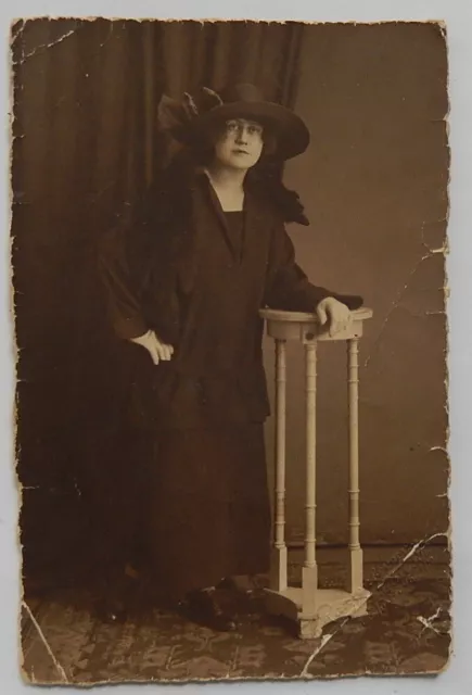 Altes Foto...junge Frau...portrait...mainz...1923...Alte Mode...