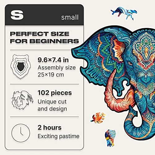 UNIDRAGON Wooden Puzzle Jigsaw, Best Gift for Adults and Children, Unique  [NEW] 2
