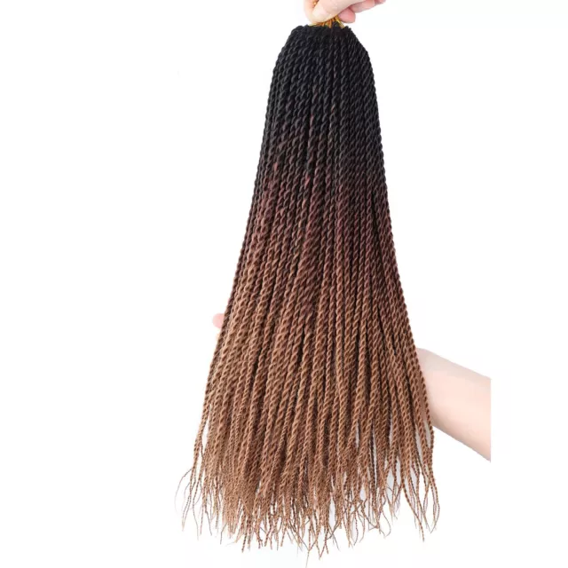 22 INCH 8PACKS Senegalese Twist Hair Crochet Braids 30Stands/Pack
