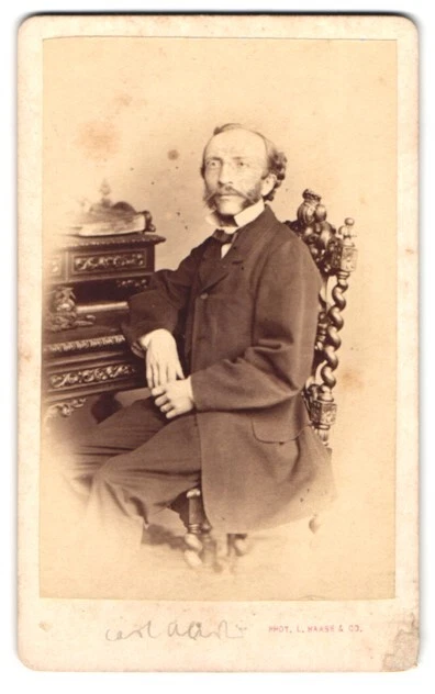 Fotografie L. Haase & Comp., Berlin, Friedrichstrasse 178, Portrait bürgerliche