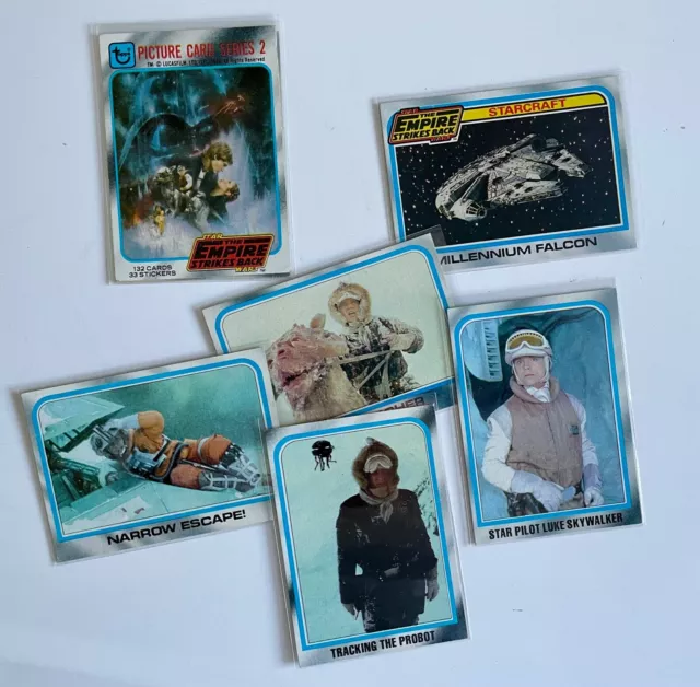 1980 Topps Star Wars Empire Strikes Back Series 2 BLUE - Complete your set !