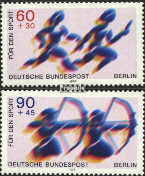 Berlin (West) 596-597 (kompl.Ausg.) FDC 1979 Sporthilfe