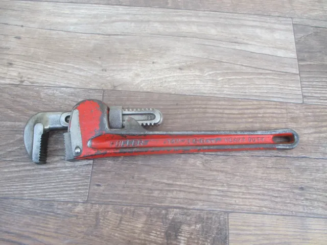 Vintage FULLER 14" Steel Pipe Wrench - Japan