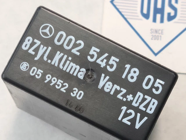 MERCEDES R107 W126 AC Compressor Relay 560SL 560SEL 560SEC 0025451805 ...