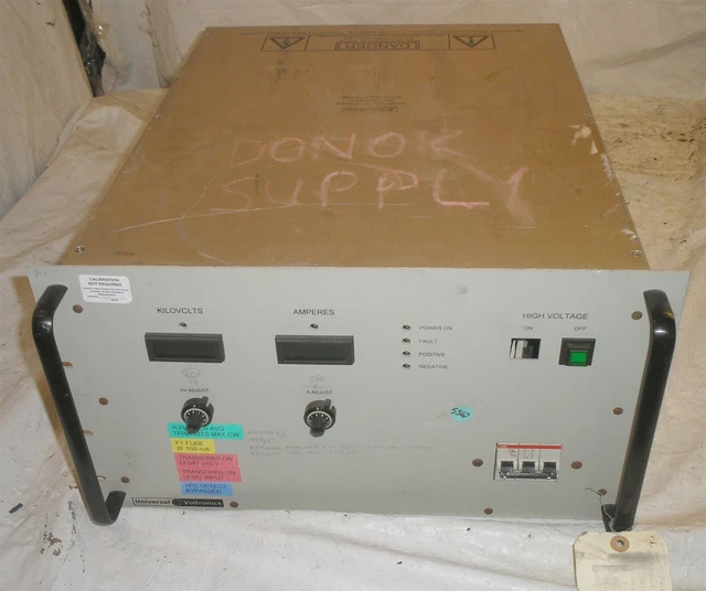 Universal Voltronics High Voltage Power Supply Model: BRC-8-2500P-STD-V37-FM