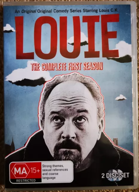LOUIE SEASON 1 DVD Region 4 Louis C.K Pamela Adlon Ricky Gervais