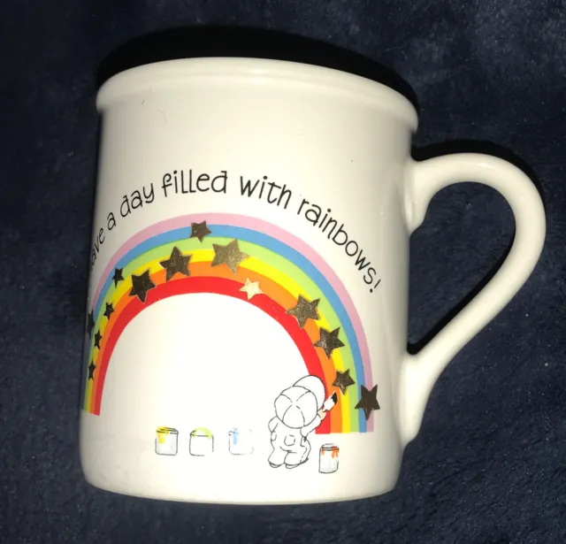 Hallmark Mug Mates Have A Day Filled With Rainbows 🌈/ Love Coffee Tea Mug 1983